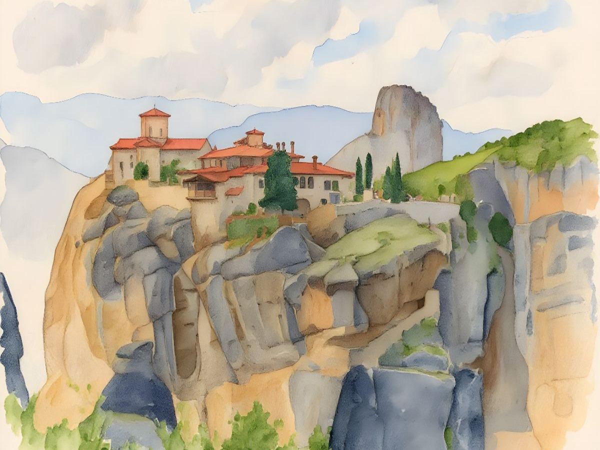 Meteora Klöster in Griechenland