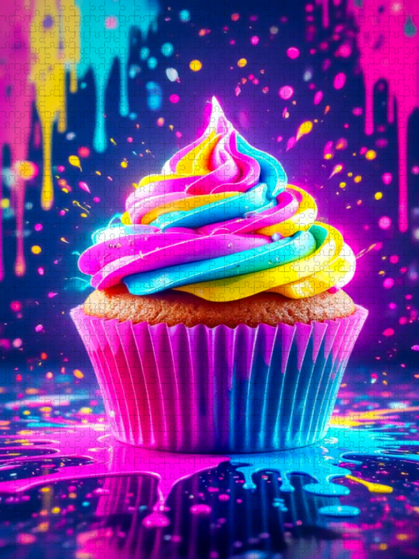 Cupcake im Neonrausch