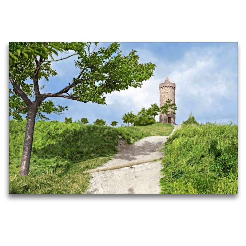 Aschersleben – Westdorfer Warthe (Hexenturm) um 1907