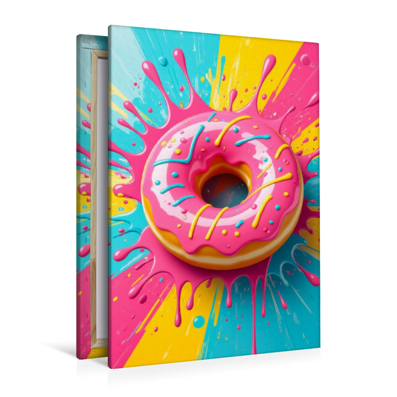 Pink Donut im Zuckerglanz