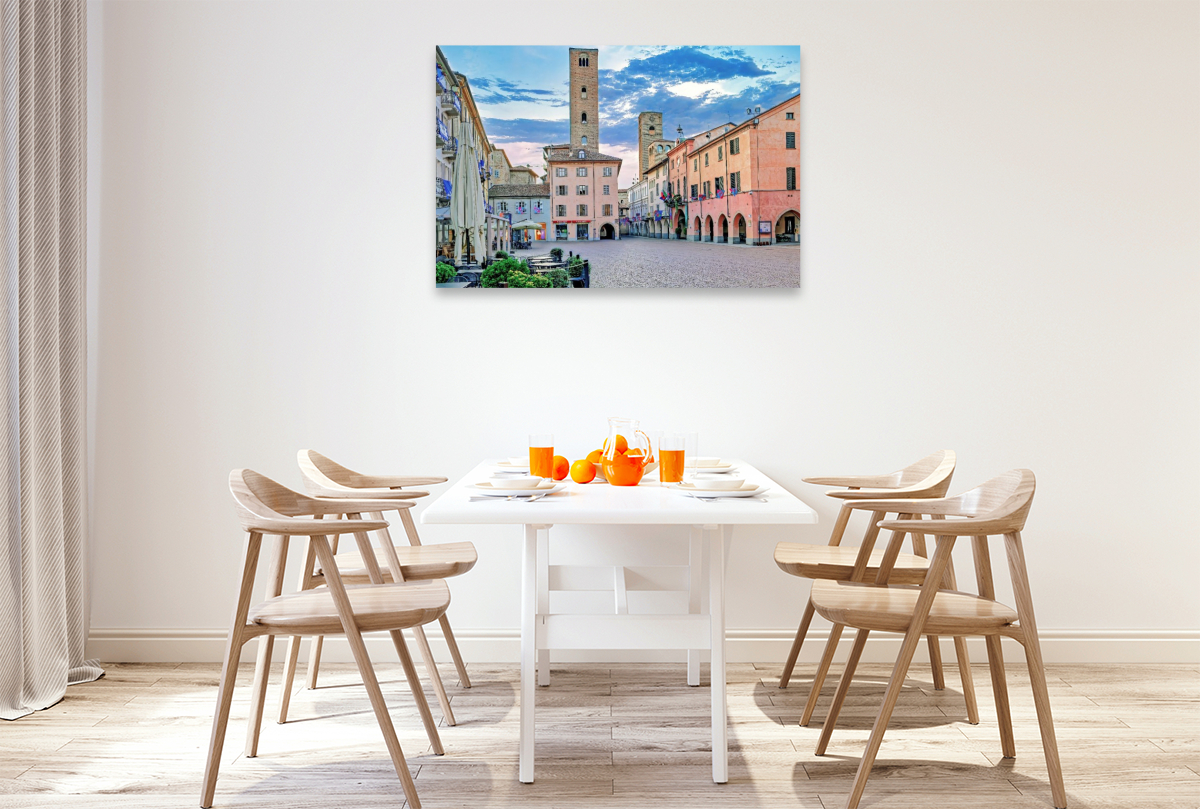 Trüffel Stadt Alba im Piemont