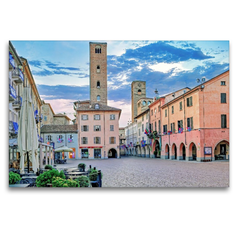 Trüffel Stadt Alba im Piemont