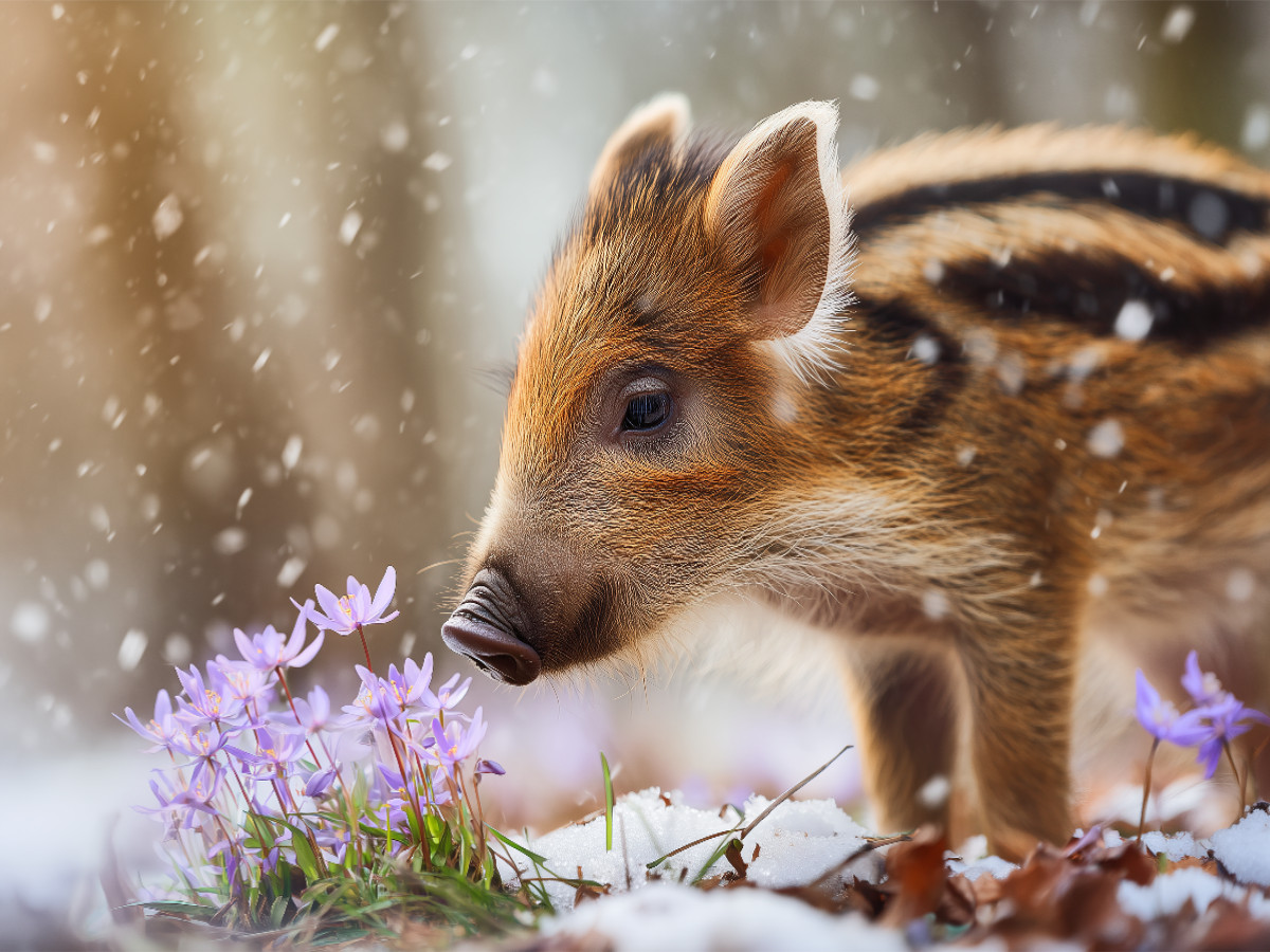 Zwischen Tau und Blüte erwacht das Leben