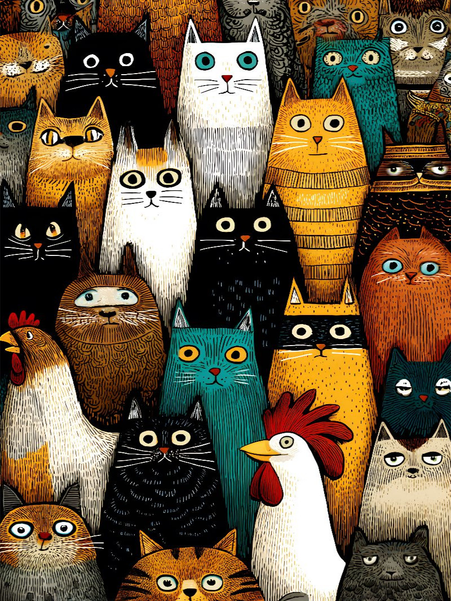 Ein Motiv aus dem Kalender 'Folk Art Seasons'