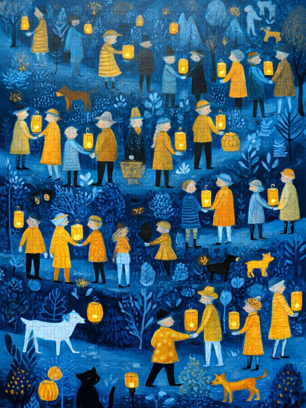 Ein Motiv aus dem Kalender 'Folk Art Seasons'