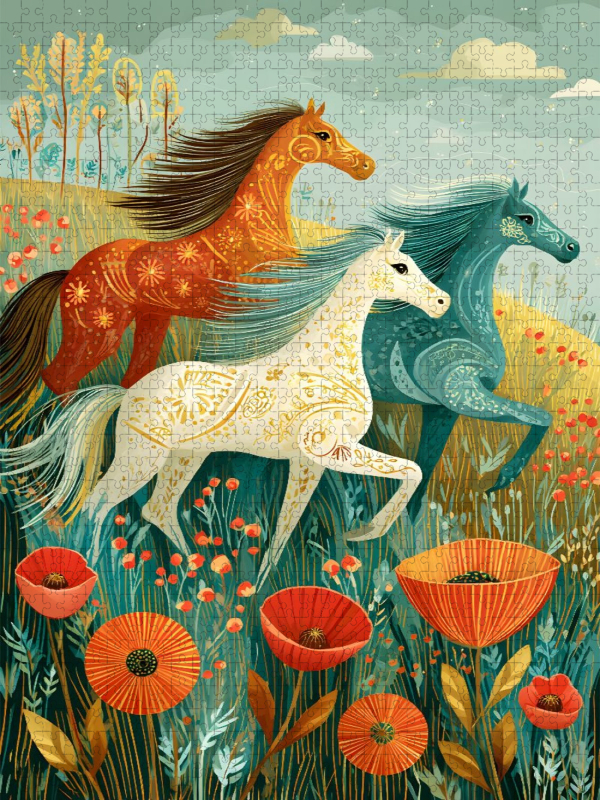 Ein Motiv aus dem Kalender 'Folk Art Seasons