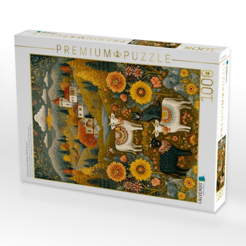 Ein Motiv aus dem Kalender 'Folk Art Seasons'