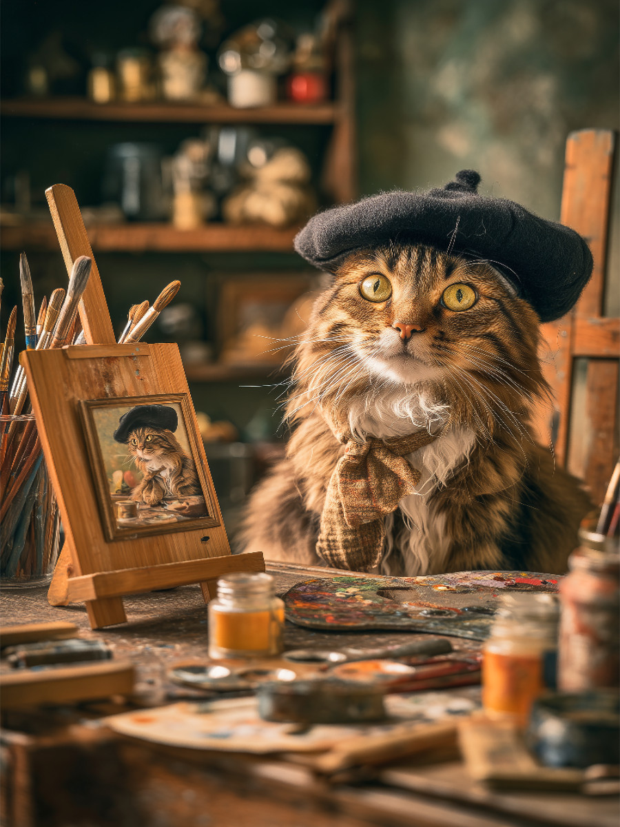 Kunst liegt im Auge des Futtergebers