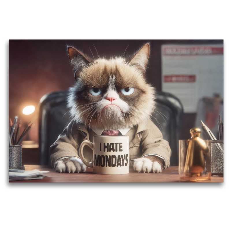 Ein freundliches Lächeln Morgens im Büro