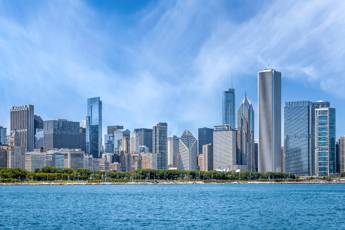 Skyline und Michigansee, Chicago