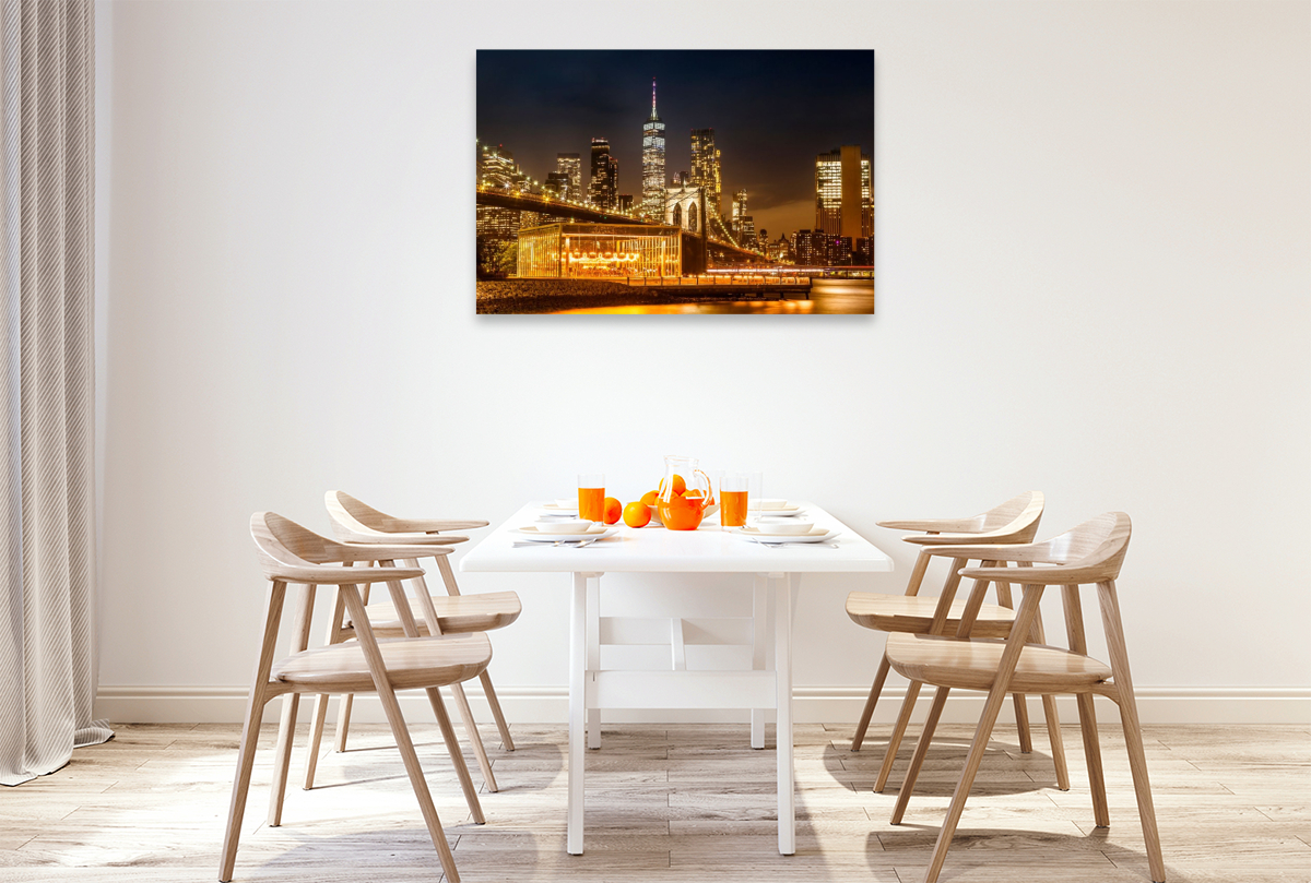 Malerische Manhattan Impression aus Brooklyn