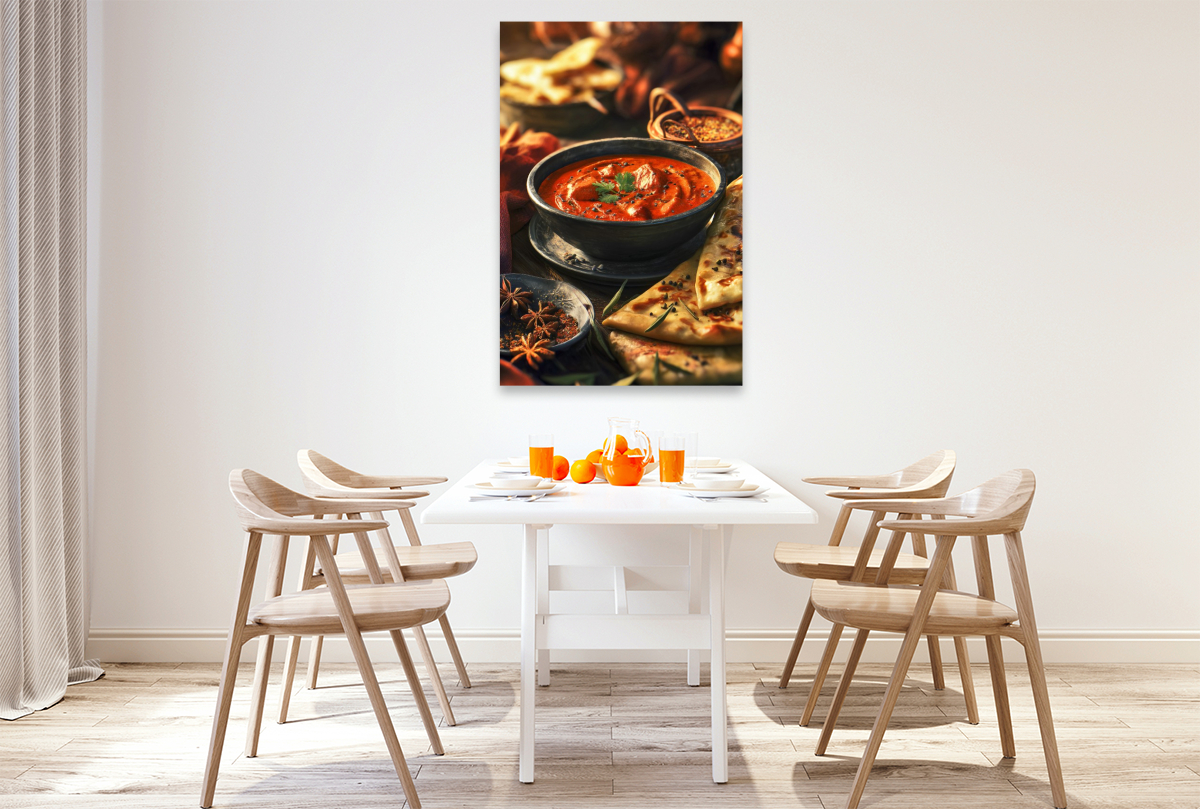 Curry, aromatisch, würzig & mit Naan