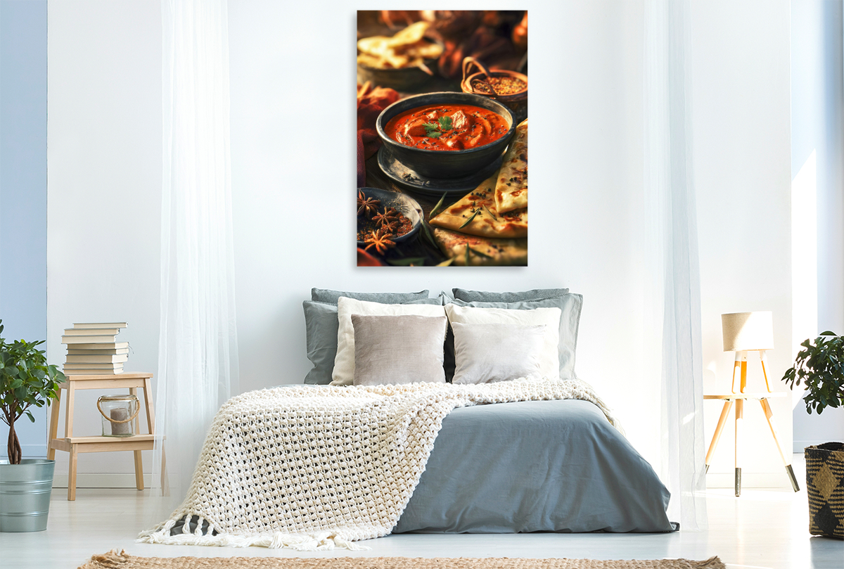 Curry, aromatisch, würzig & mit Naan