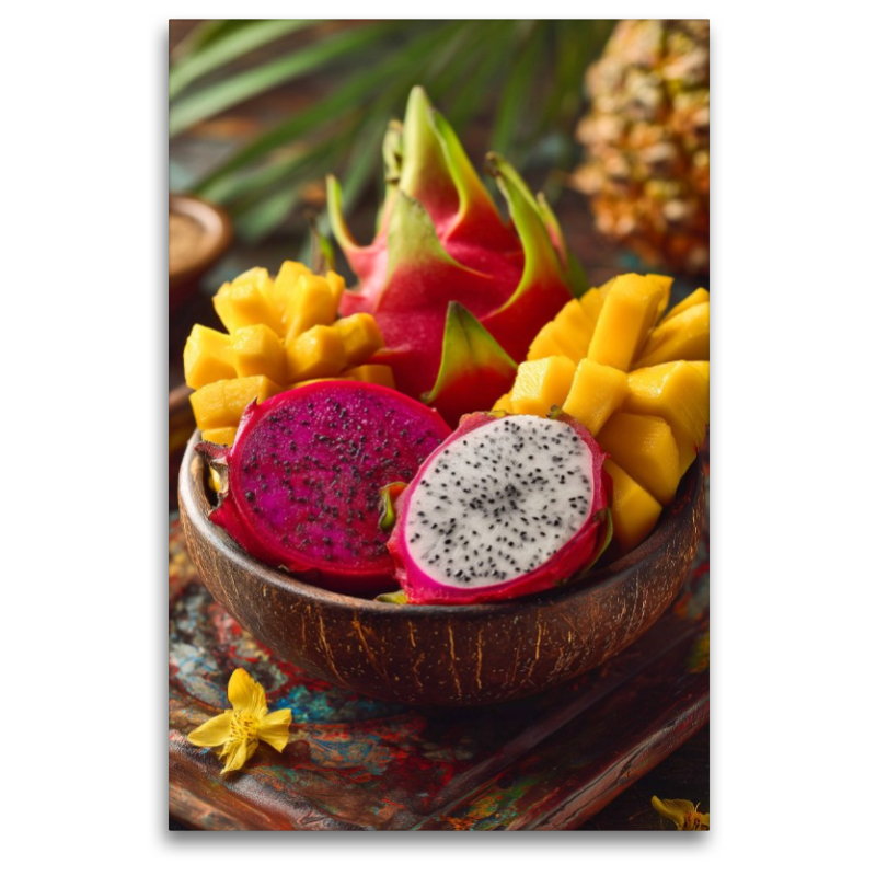 Tropenfrüchte, frisch, bunt & exotisch