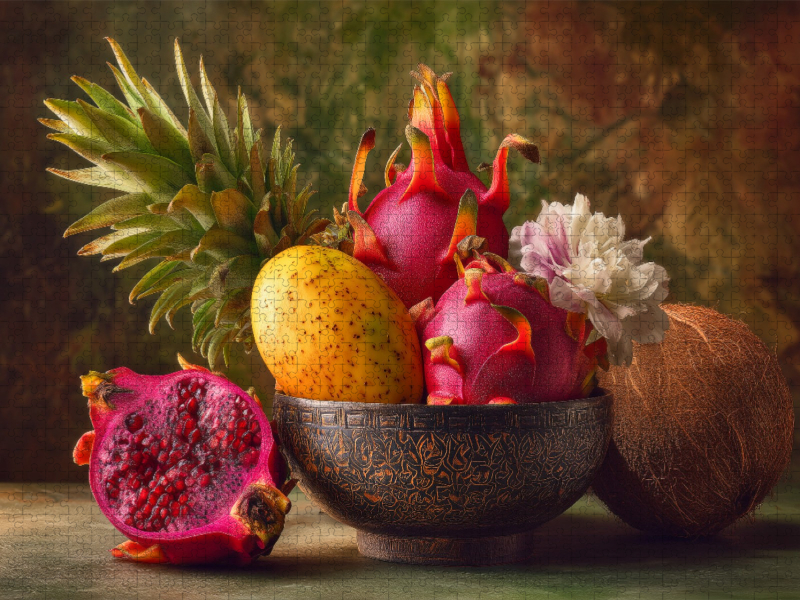 Tropische Früchte, Farben des Sommers