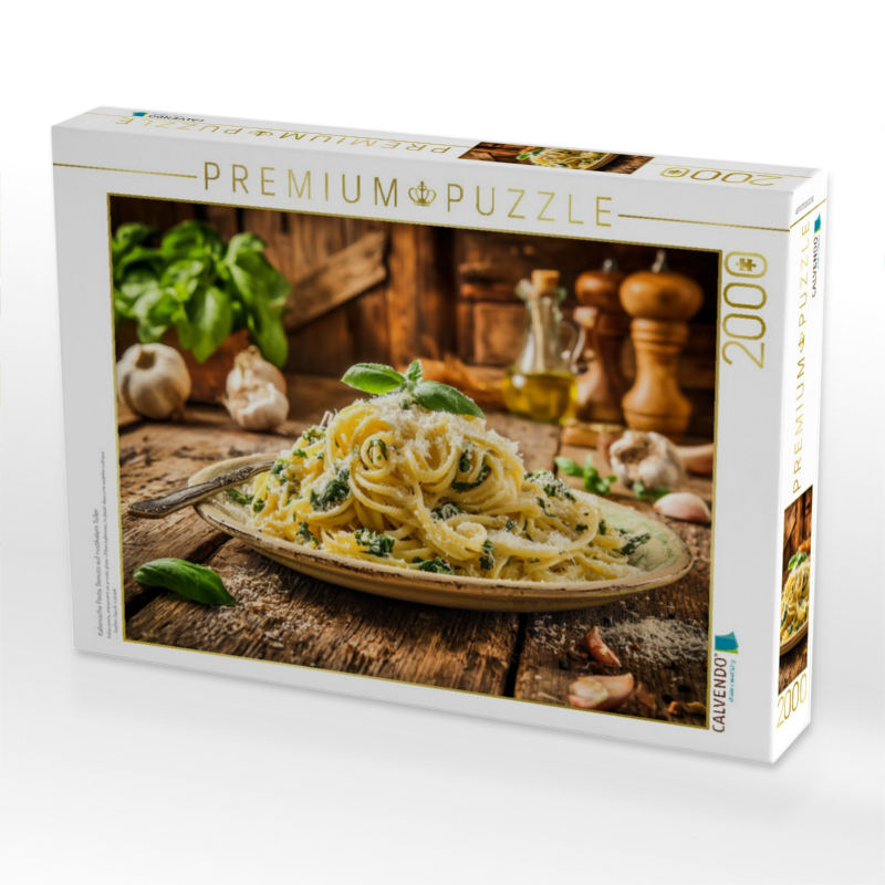 Italienische Pasta, Genuss auf rustikalem Teller