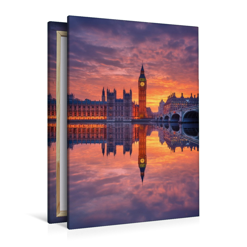 London, klassische Skyline im Spiel der Wolken