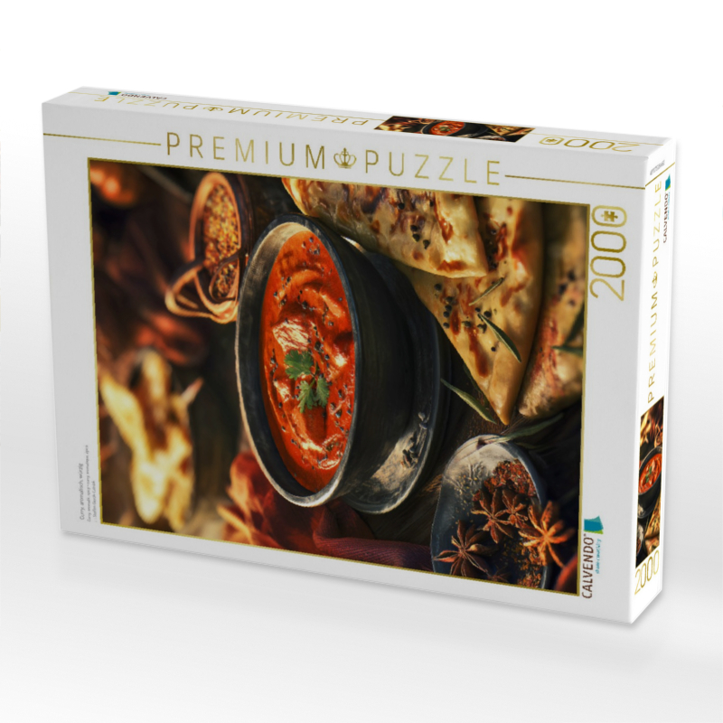 Curry, aromatisch, würzig & mit Naan