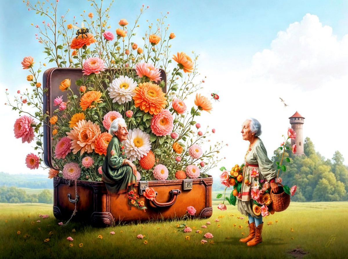 Langsam alles einpacken