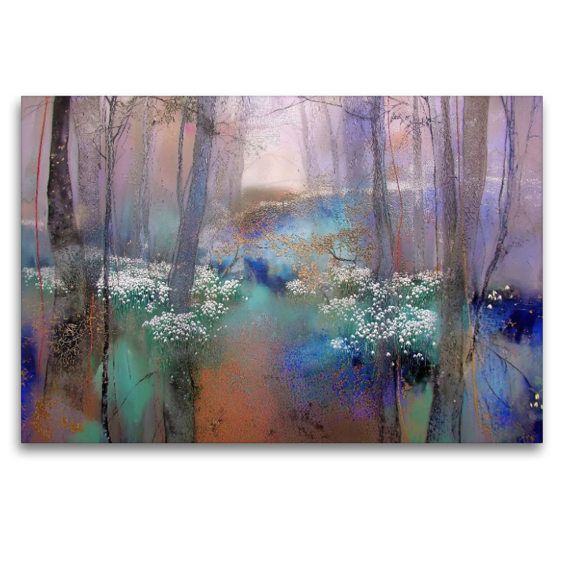 Schneeglöckchen im Wald