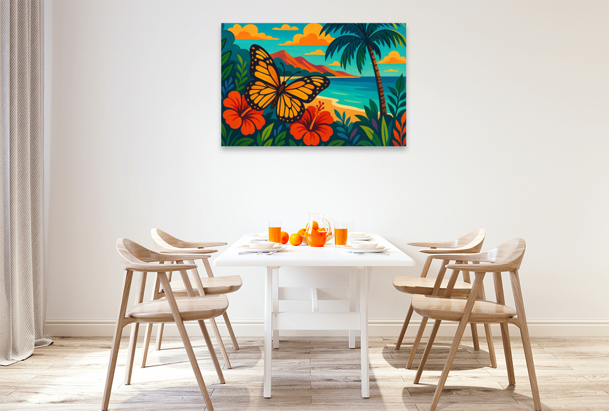 Wo der Schmetterling den Sommer küsst