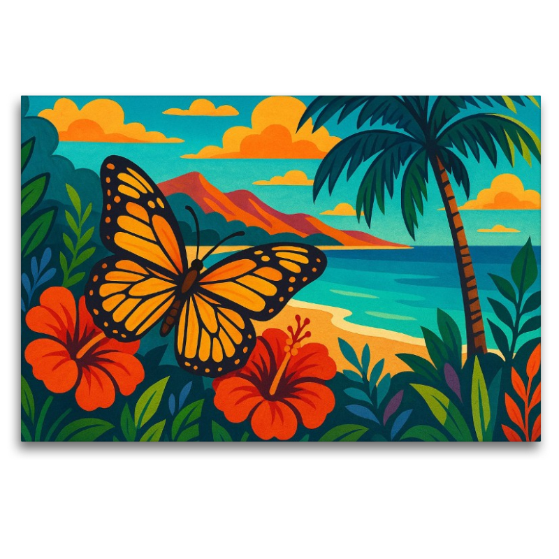 Wo der Schmetterling den Sommer küsst