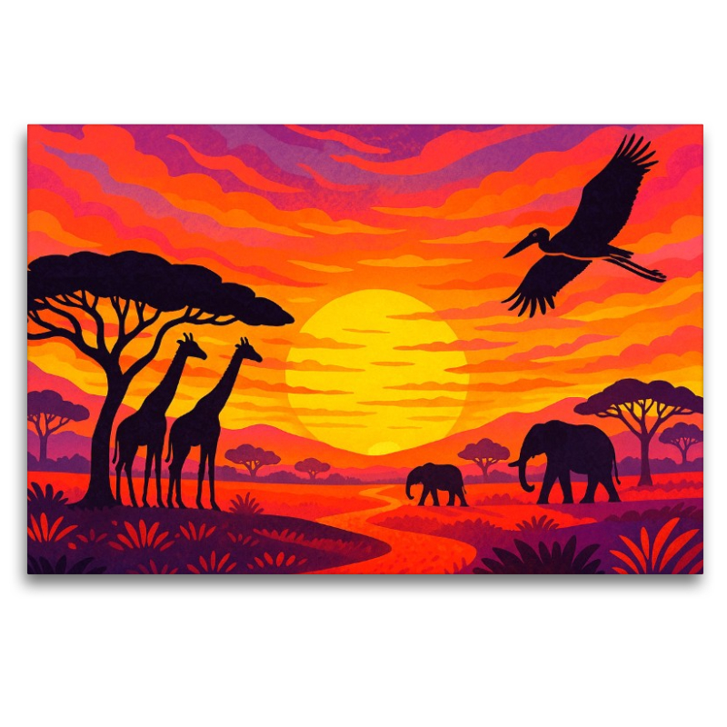 Wenn die Savanne schweigt, erzählt das Licht vom Leben