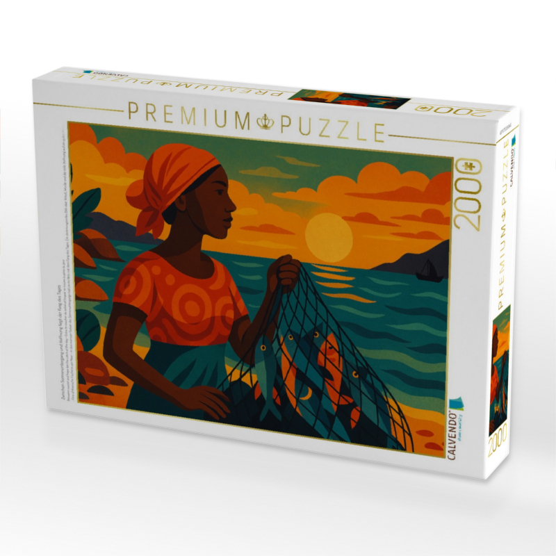 Zwischen Sonnenuntergang und Hoffnung liegt der Fang des Tages