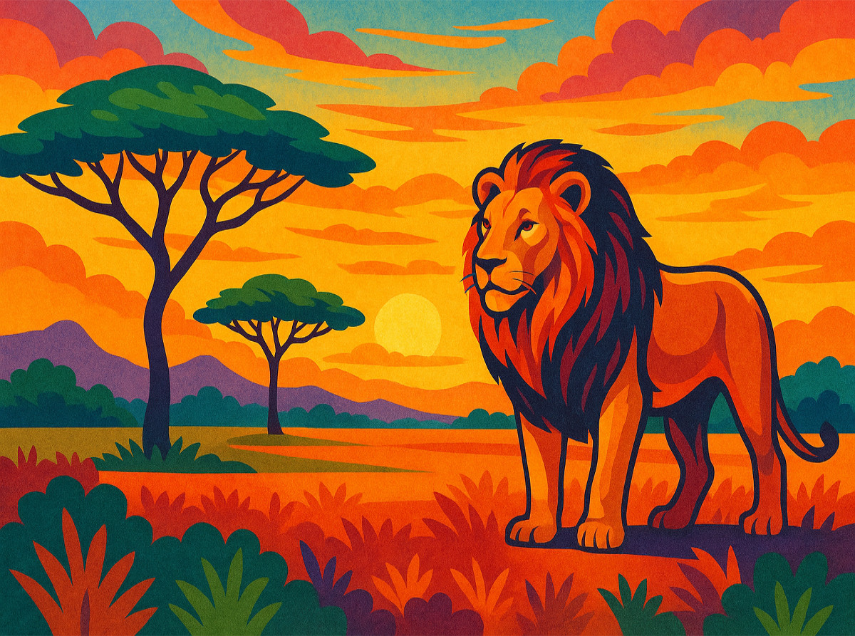 Mut im Herzen, Feuer im Blick – der Hüter der Steppe