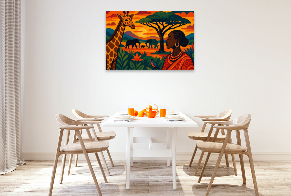 Wo Giraffen wandern und Träume blühen