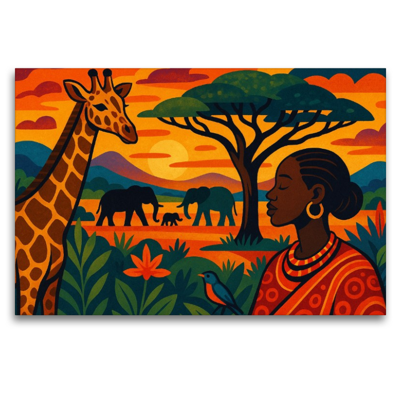 Wo Giraffen wandern und Träume blühen