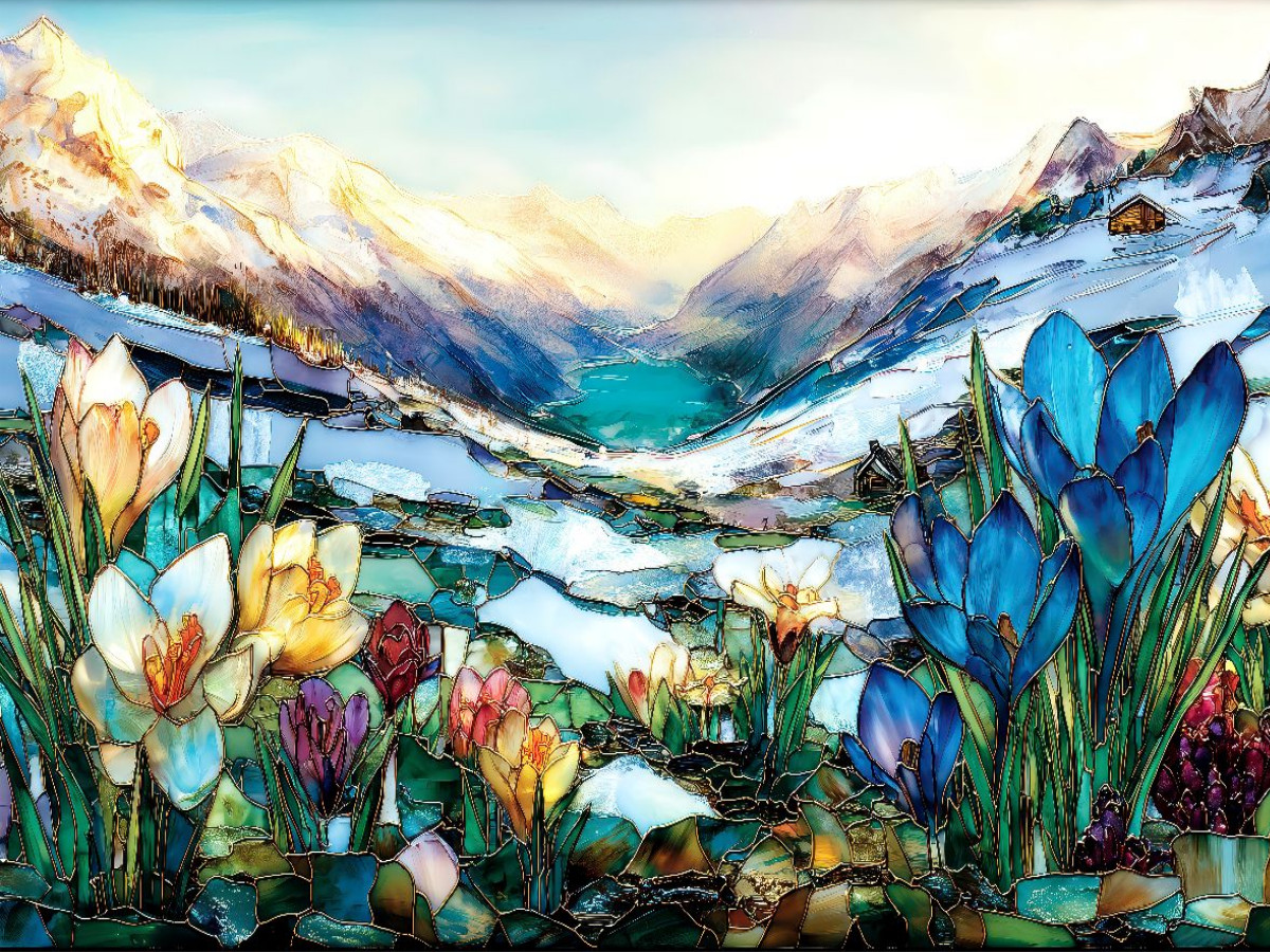 Frühlingserwachen in den Bergen