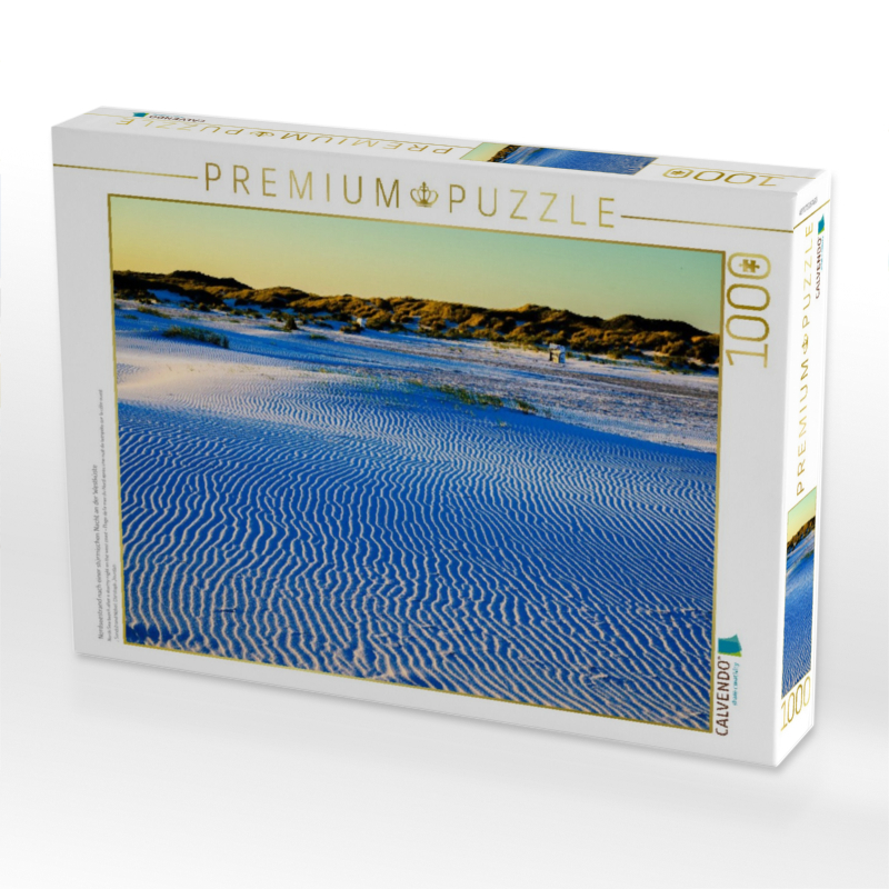 Nordseestrand nach einer stürmischen Nacht an der Westküste