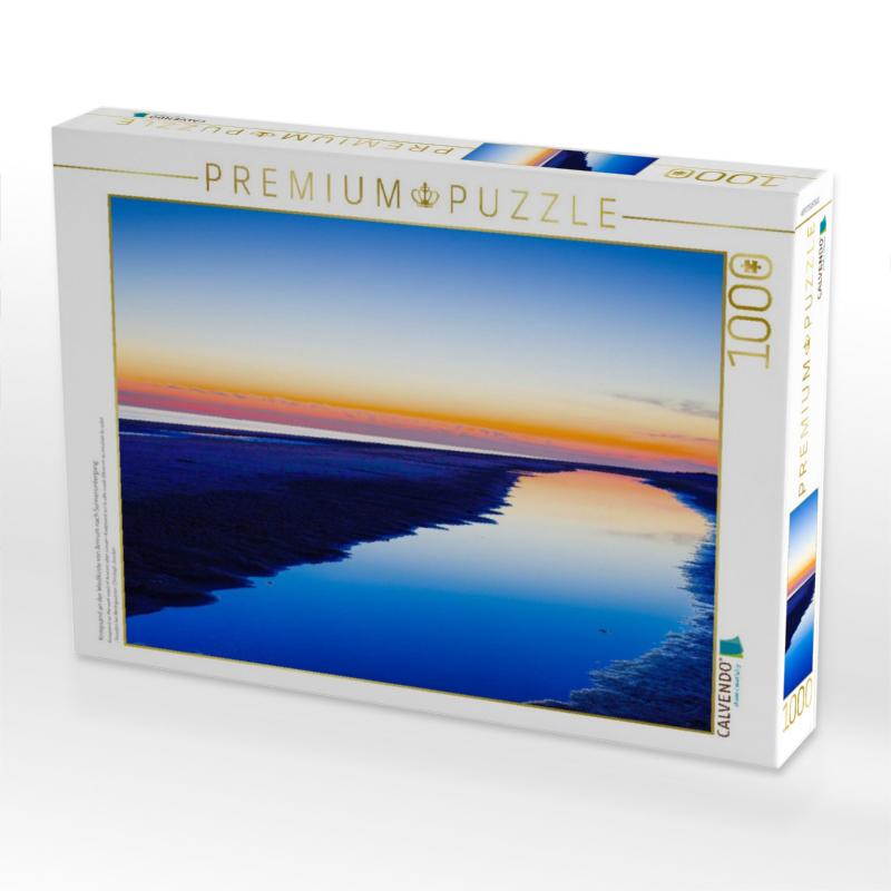 Kniepsand an der Westküste von Amrum nach Sonnenuntergang