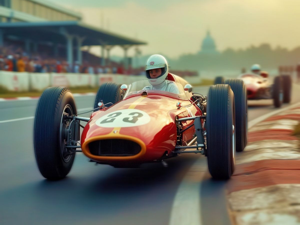 Ein Herzschlag, ein Lenkrad, ein Ziel.