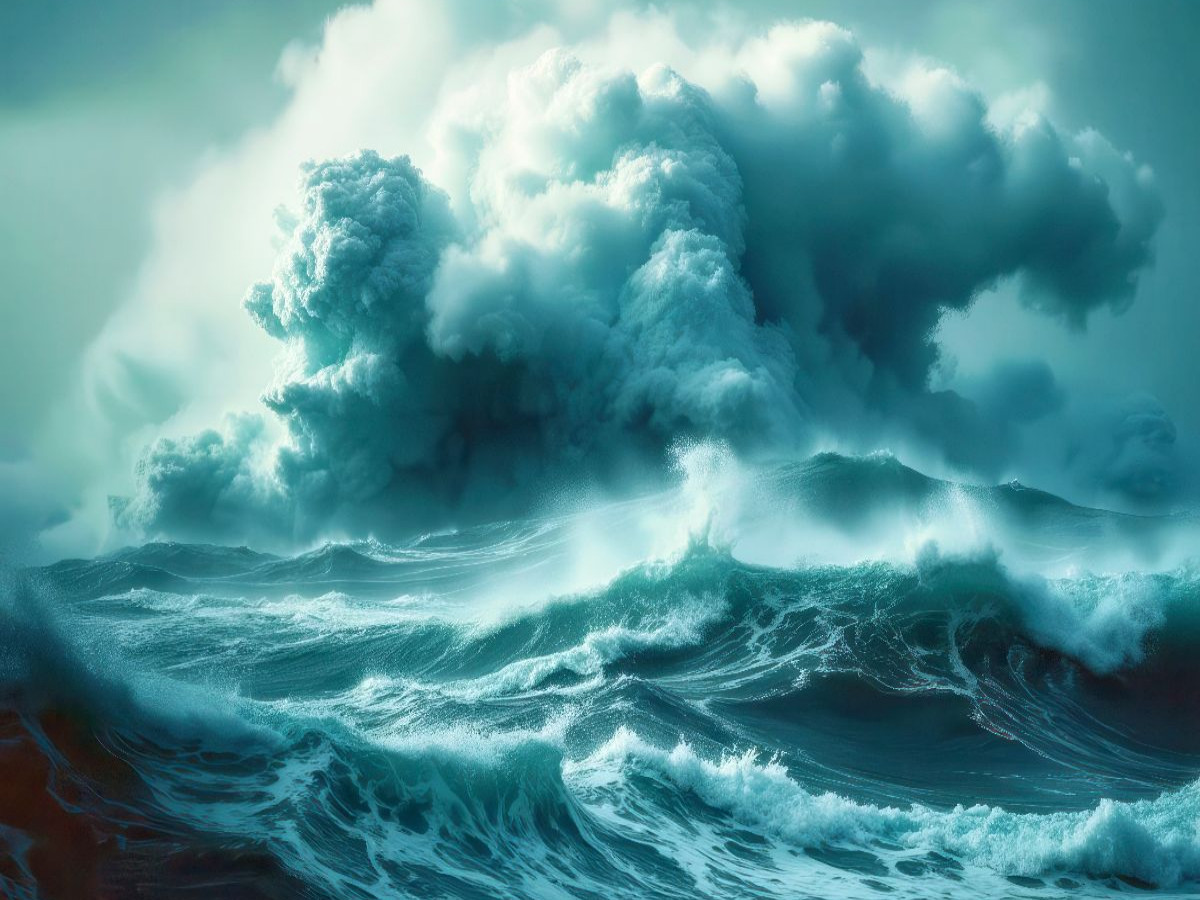 Ein Motiv aus dem Kalender Monsterwellen