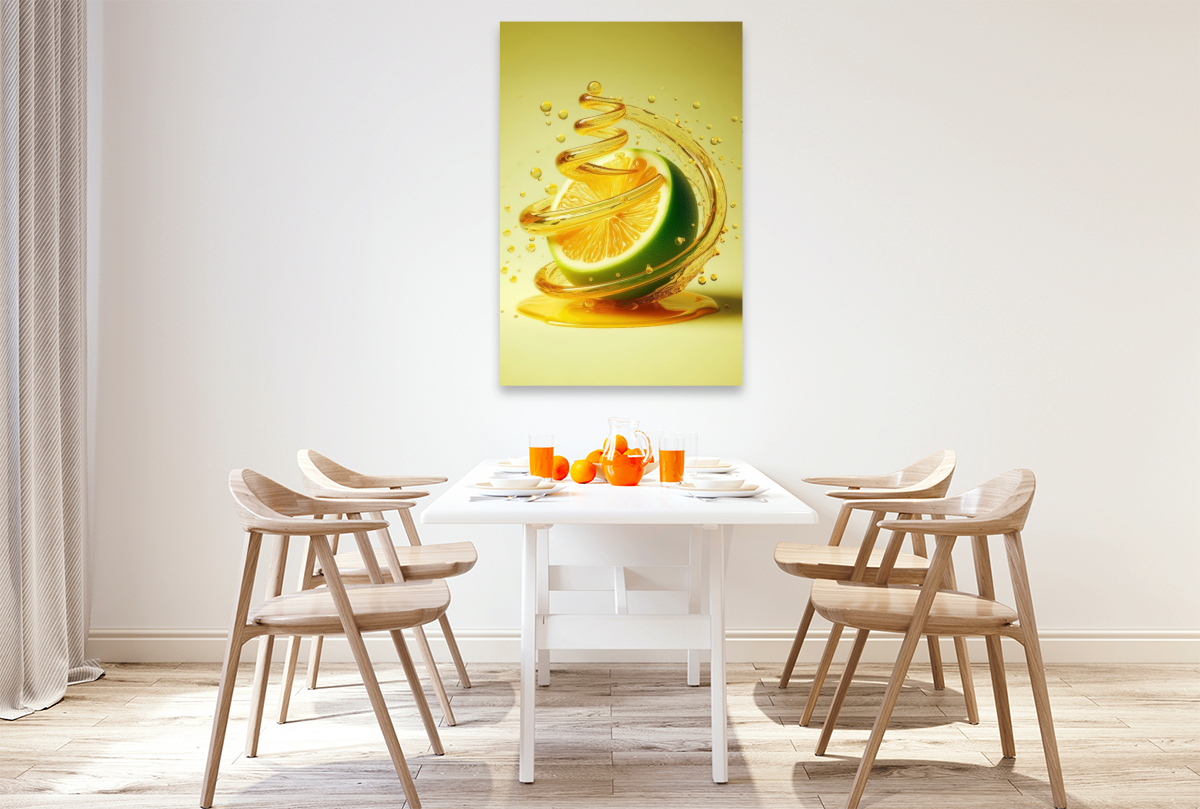 Eine Zitrone lässt einem das Wasser im Munde volllaufen