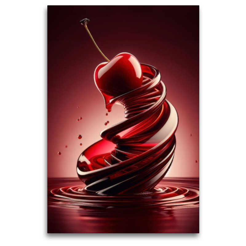 Eine saftig süße Kirsche voller Verlockung