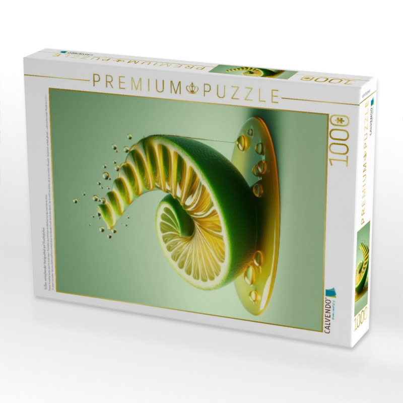 Süßer, verlockender Honigwirbel auf Fruchtstufen