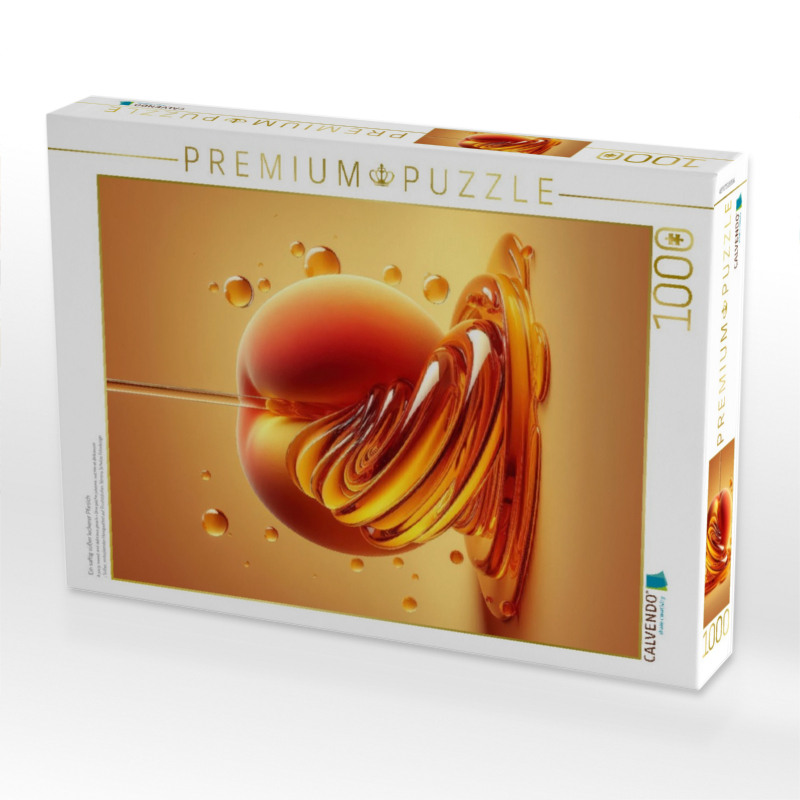 Ein saftig süßer leckerer Pfirsich