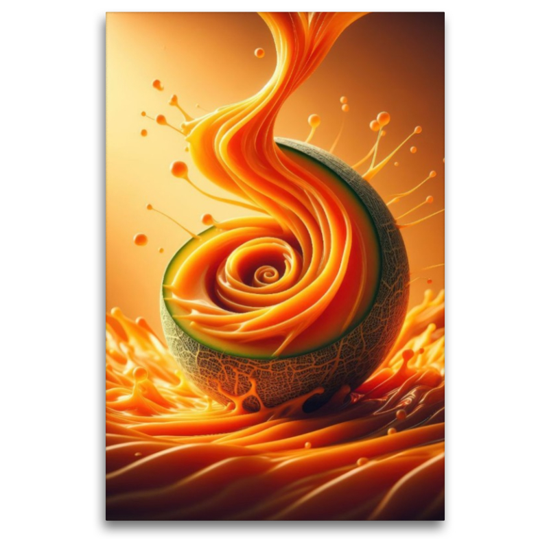 Eine Melone, angenehm süß mit einem Hauch von Honig