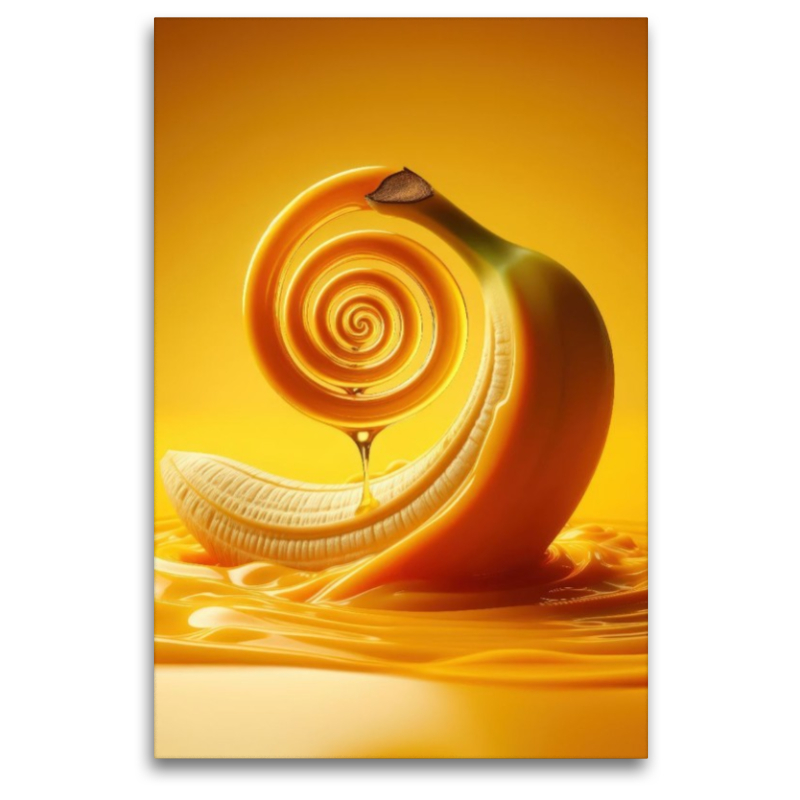 Eine Banane voller Vitamine