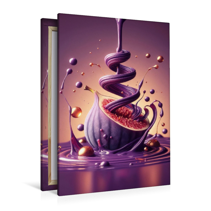 Eine cremige Feige lädt zum essen ein