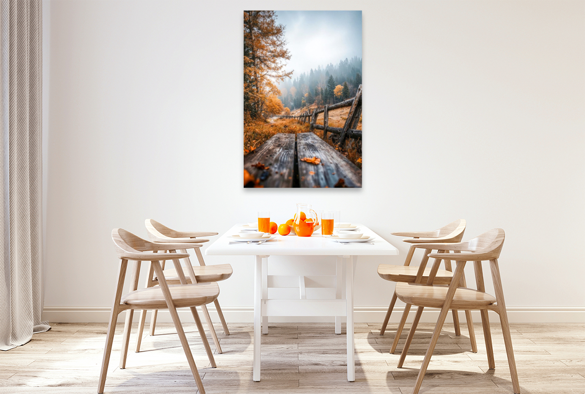 Über Holz und Stein geht es weiter