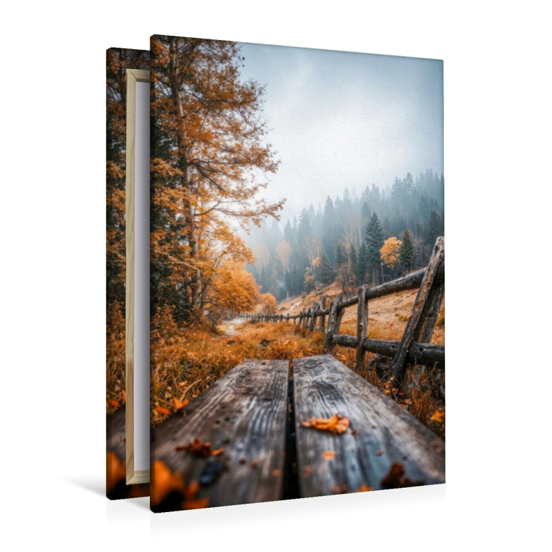 Über Holz und Stein geht es weiter