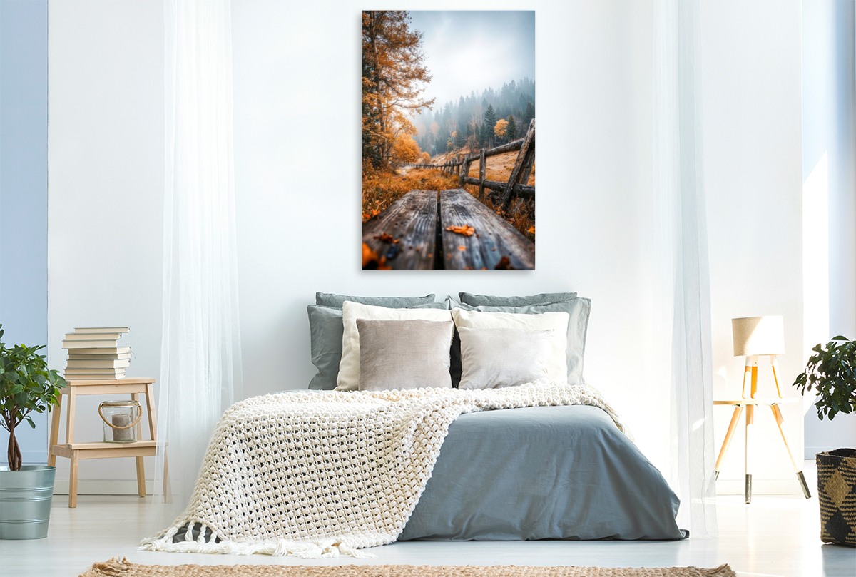 Über Holz und Stein geht es weiter