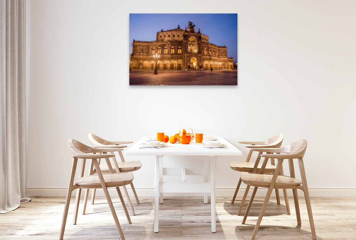 Dresden - Semperoper bei Nacht