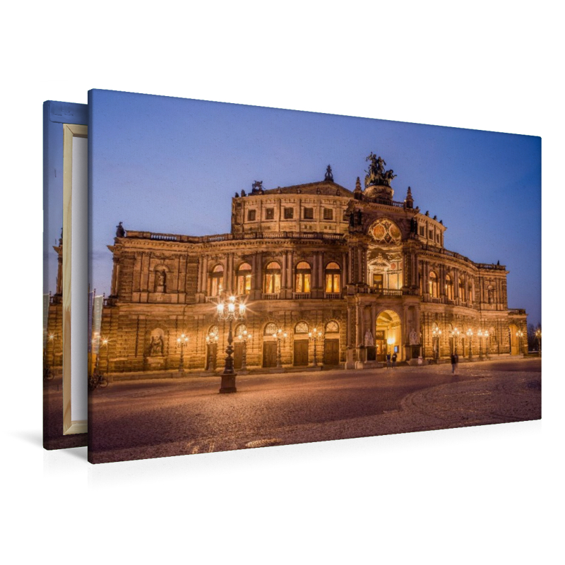 Dresden - Semperoper bei Nacht