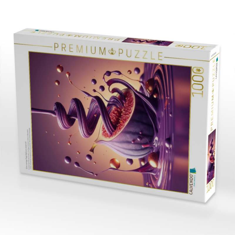 Eine cremige Feige lädt zum essen ein