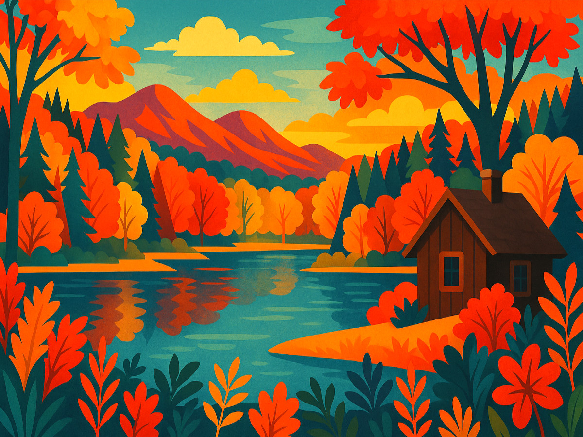 Indian Summer am See: Herbstzauber in Nordamerika